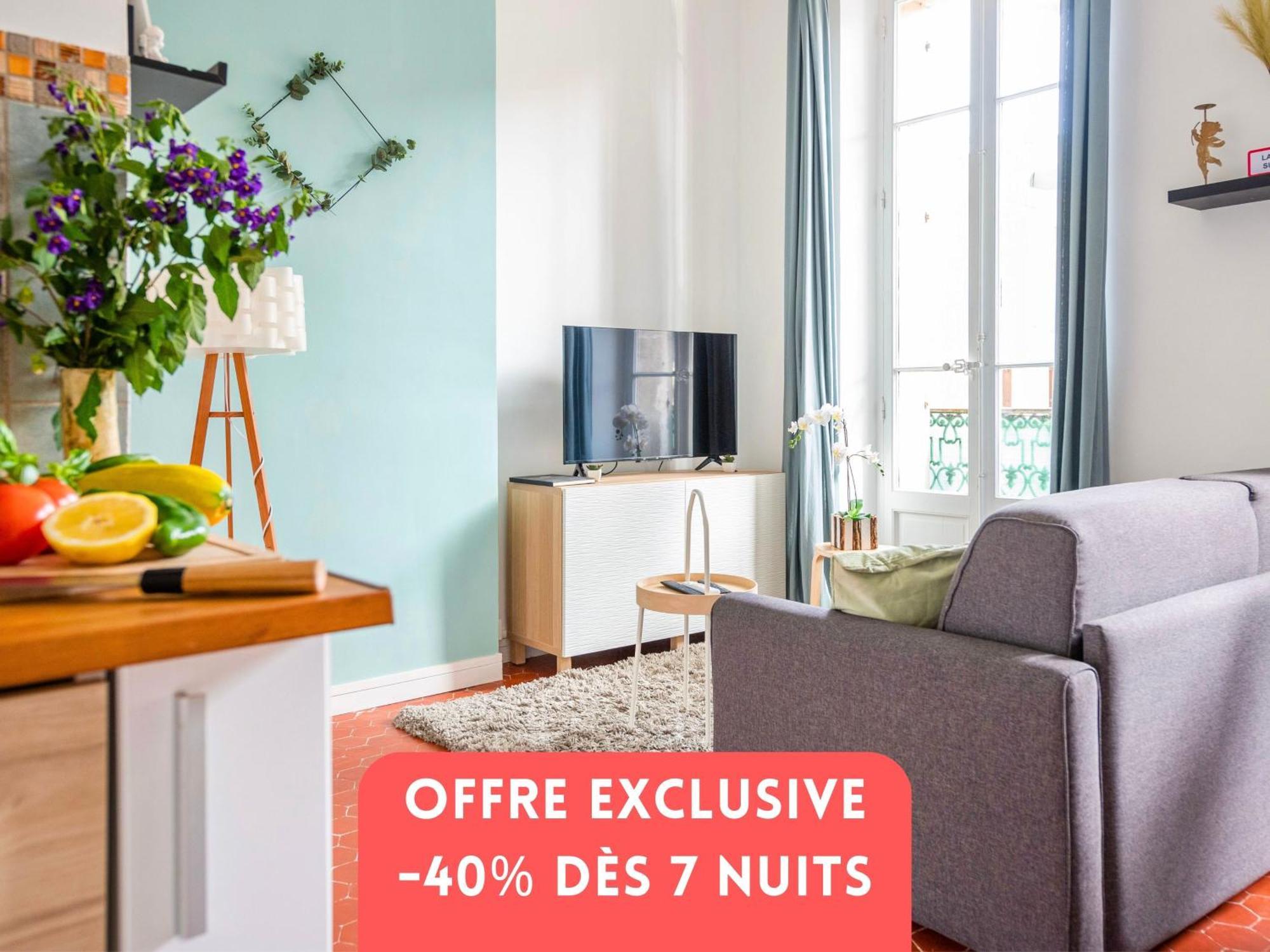 Bao Location - Ideal Pro & Couple - Animaux Acceptes - 5Min A Pied Centre Ville & Port - Commerces - Plages 1,9Km - Parking Gratuit - Wifi Hd La Seyne-sur-Mer Luaran gambar